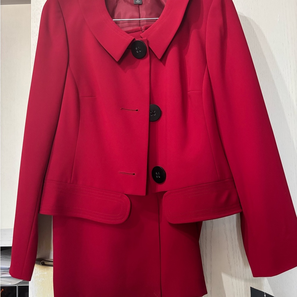 Liz Claiborne Red Skirt Set